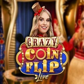 Crazy Coin Flip logo – Live Casino by Evolution at 711 Casino